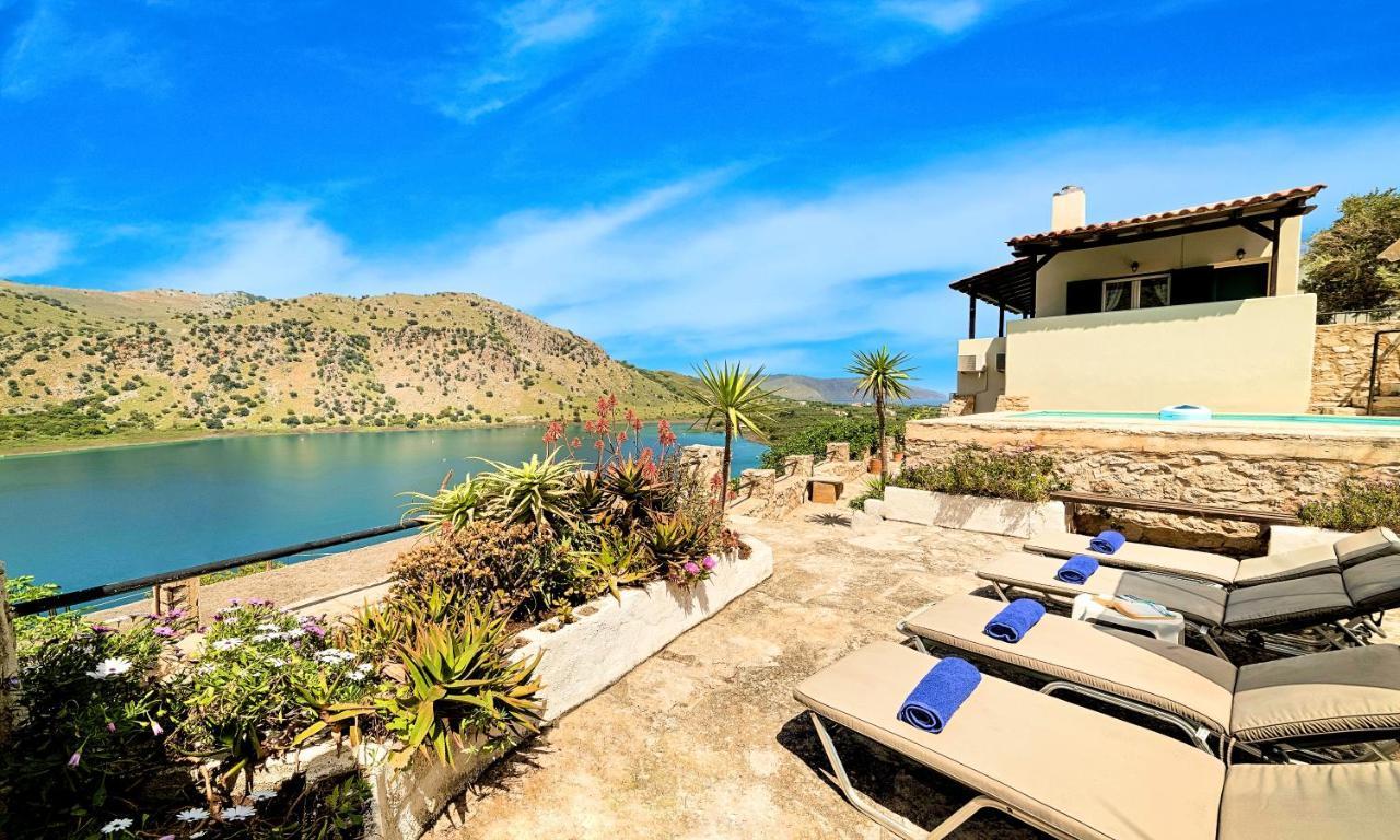 Du Lac Villas Kournas Bagian luar foto