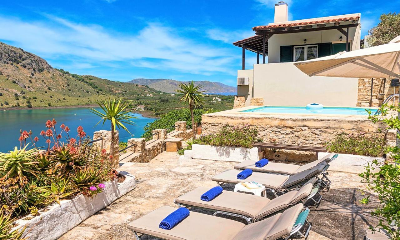 Du Lac Villas Kournas Bagian luar foto